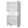 Hanah Home Arizona 4 Kapak Armario de Baño Blanco 59.4x140x31.5 cm